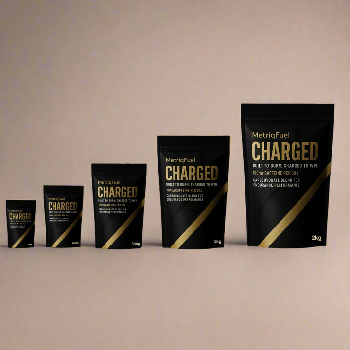 MetriqFuel CHARGED Carbohydrate with Caffeine Blend for Endurance Performance