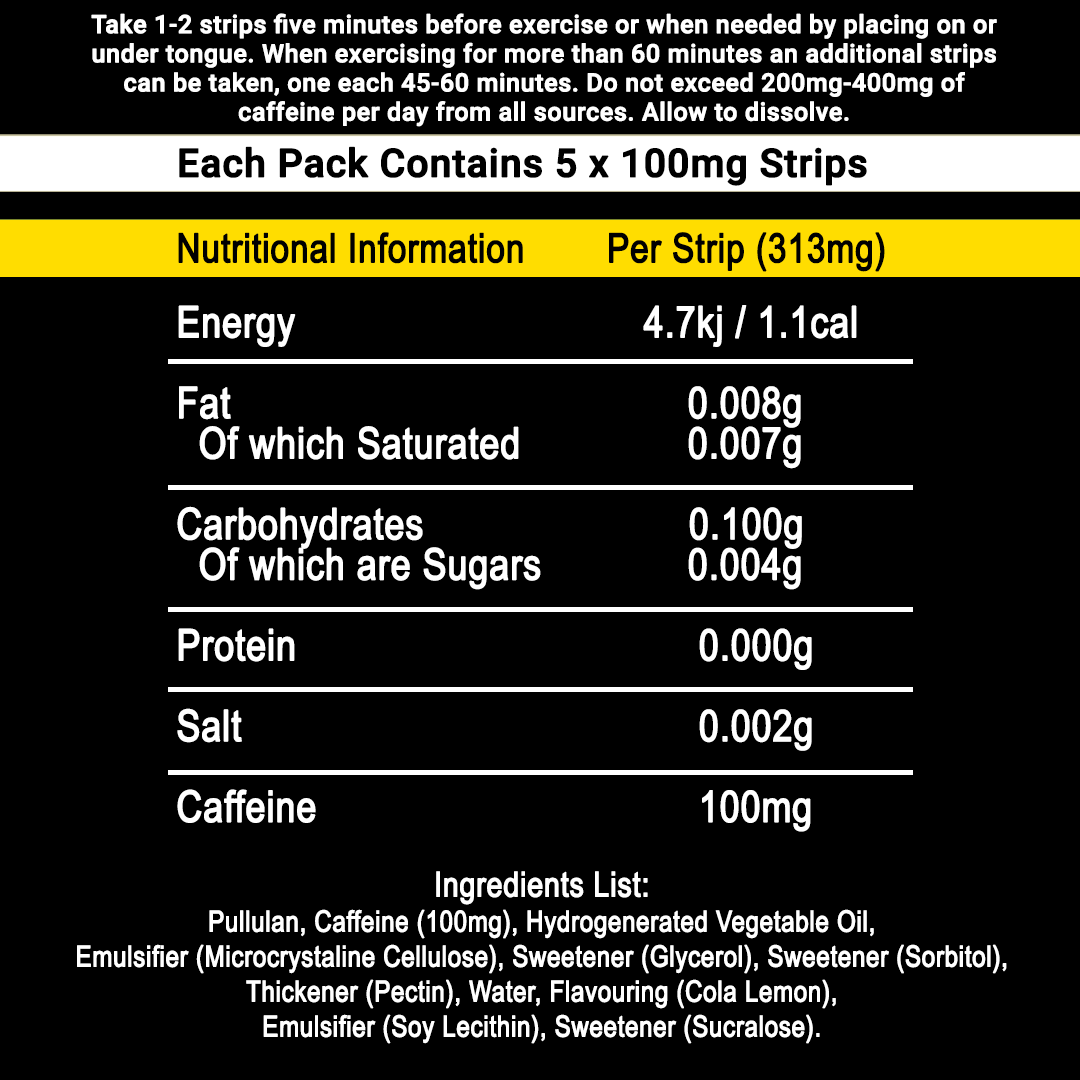 Extra Strength Cola Lemon (1 x 5Pk) — nutrition information and ingredients
